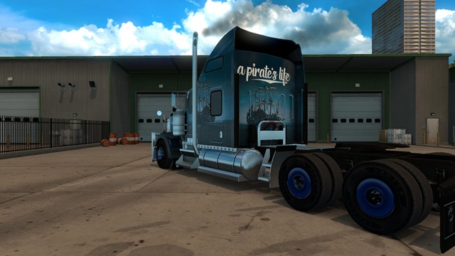 Kenworth W900 "A Pirate's Life" Truck Skin