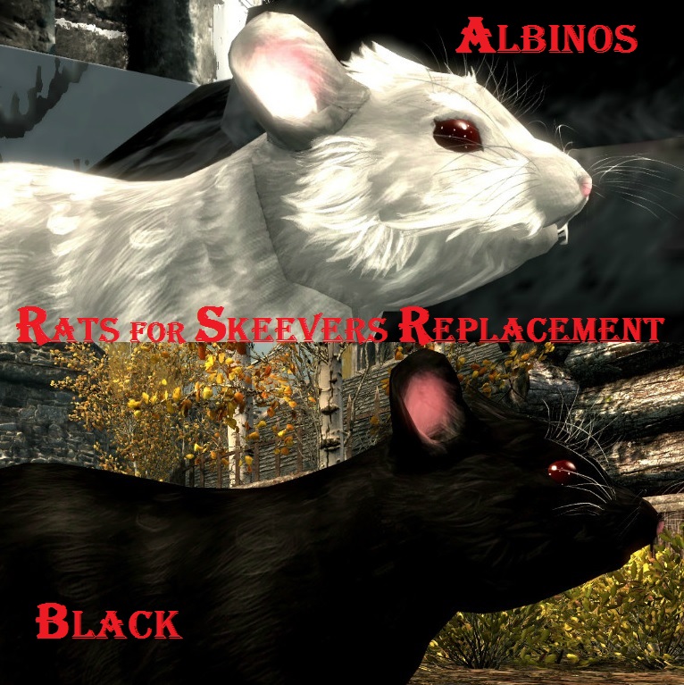 Black-Albinos Rats for Skeevers Replacement 1.0