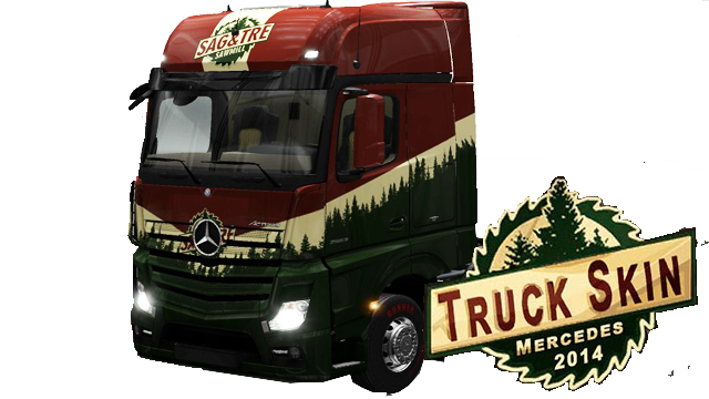 Mercedes Actros 2014 Sag&Tre Truck Skin (SCS Company)