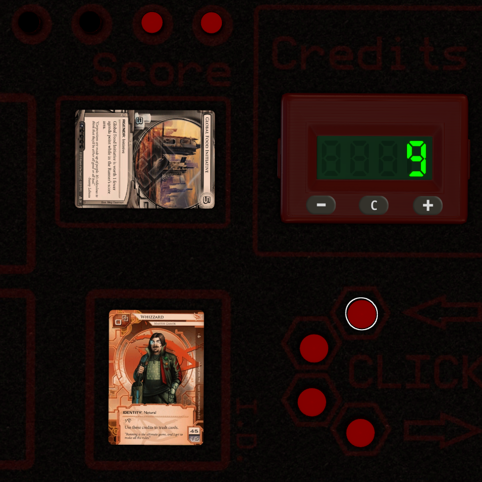 Android: Netrunner - custom table with several pre-built deck archetypes preview