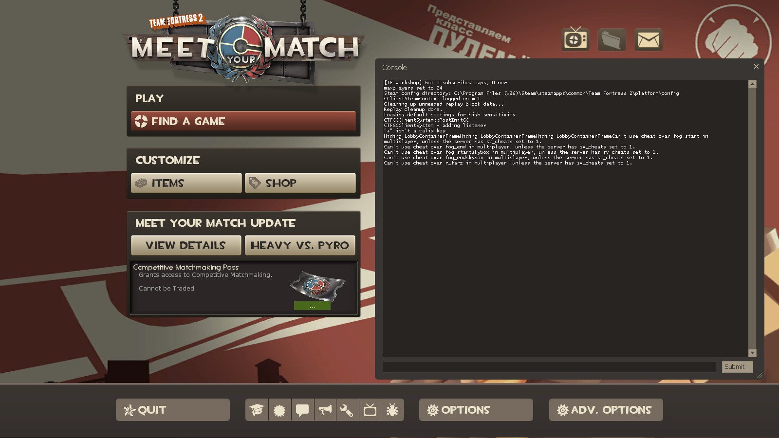 Steam Community :: Guide :: Opening the Old Quickplay Menu in Meet Your ...