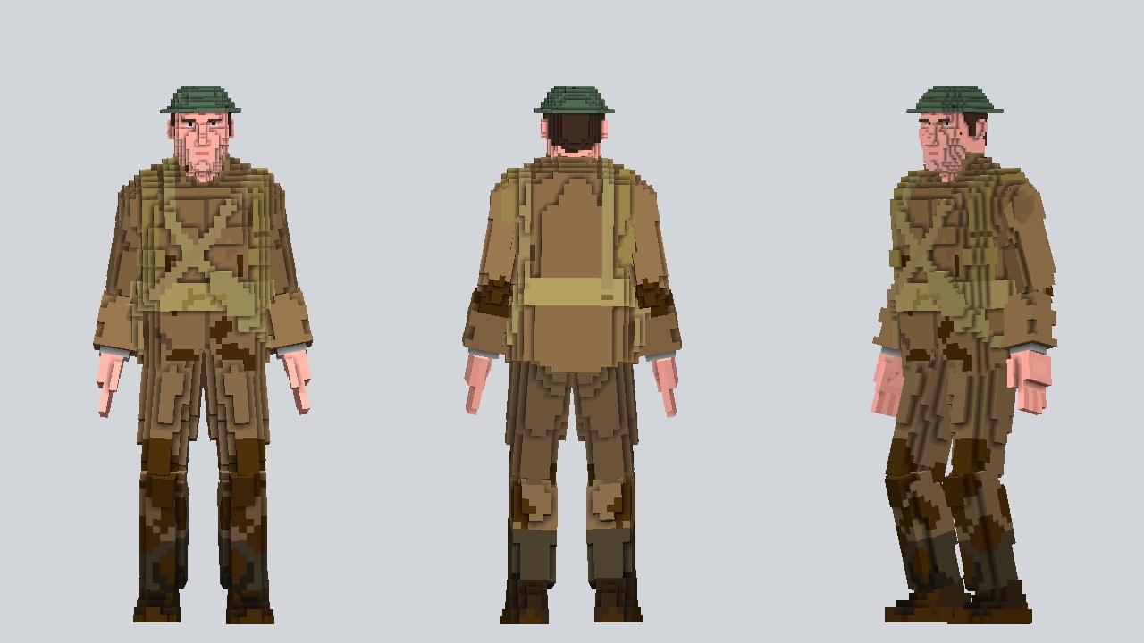 WW1 British Soldier With