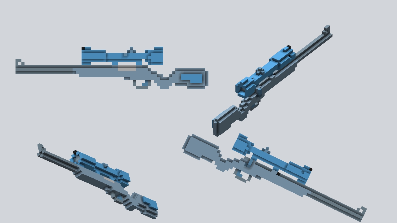 sniper blue camo