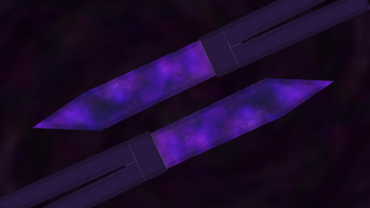 Galaxy Butterfly Knife