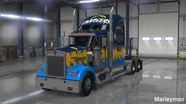 Kenworth W900 San Diego Chargers