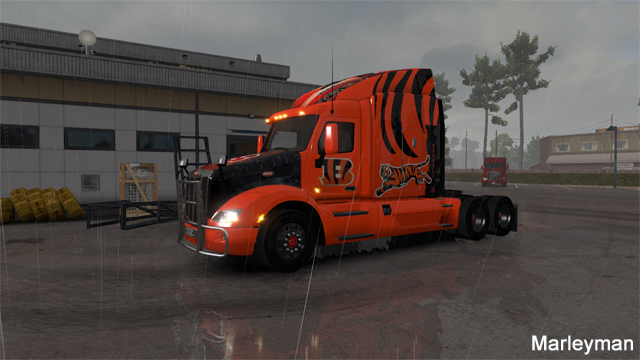 Peterbilt 579 Cincinnati Bengals