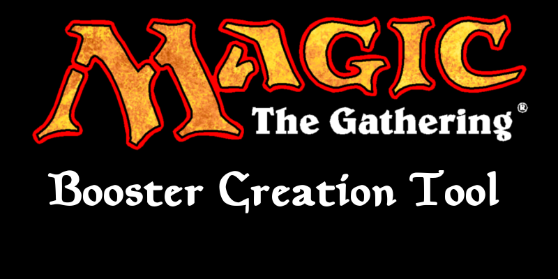 Magic: The Gathering - Booster Generator