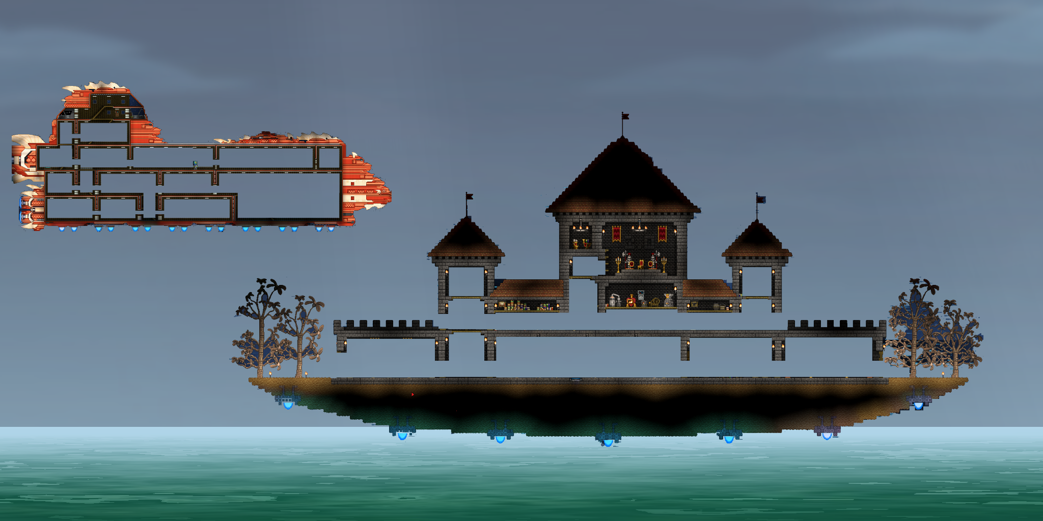 Terra Star Castle Ship
