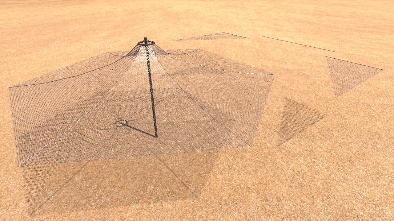 Netted Roof Set