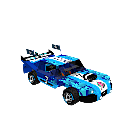 Frozen Flame Race Car