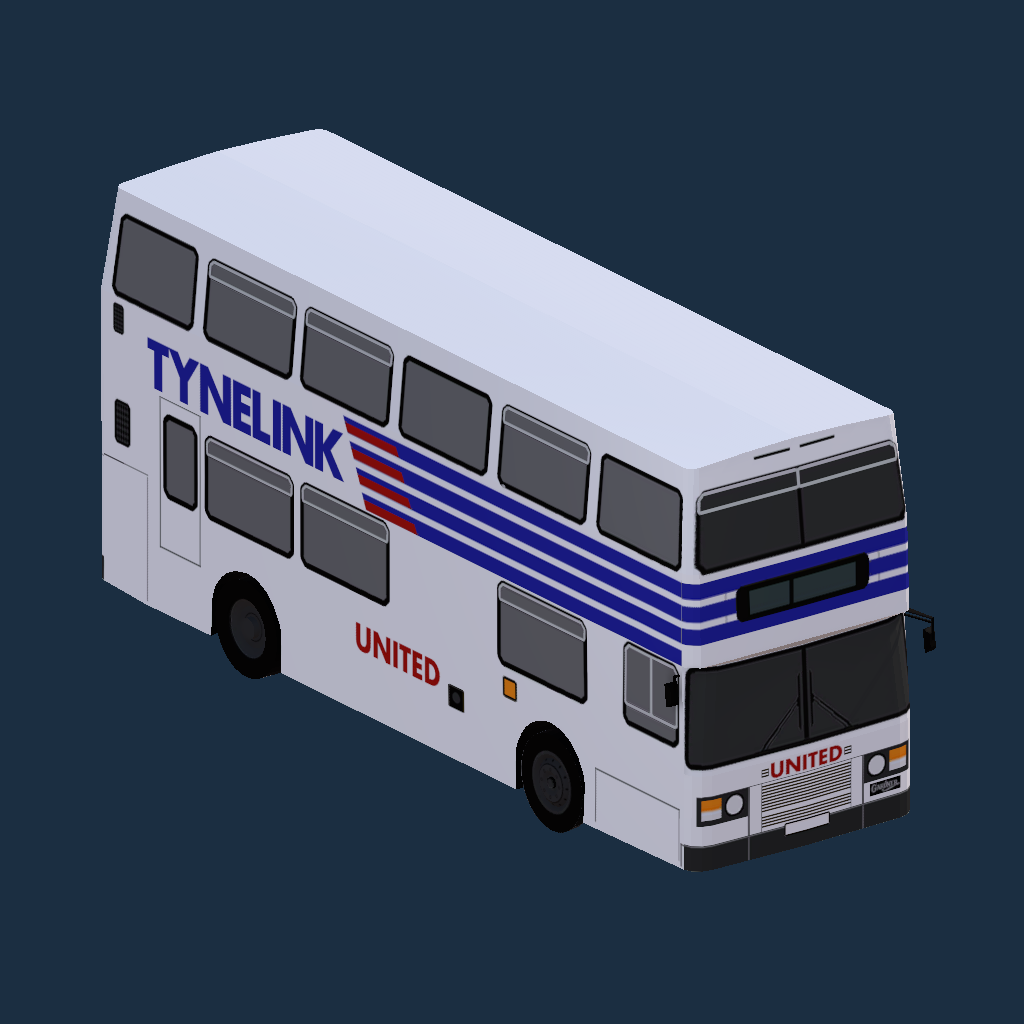 Leyland Olympian ECW - United Automobile Services (Tyne Link Variation 1)