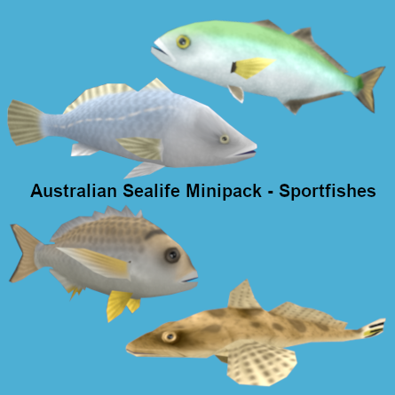 Australian Sealife Minipack - Sportfishes