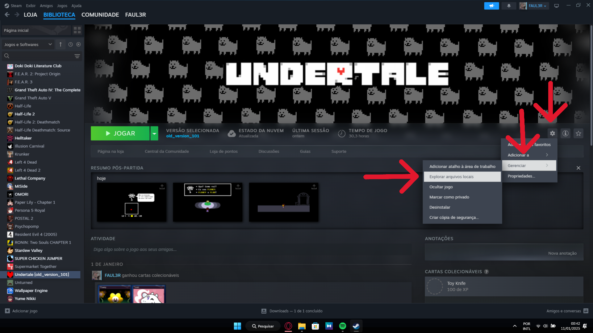 Steam Community :: Guide :: Undertale: Tradução PT-BR para a versão 1.0 ...