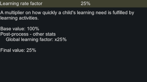 Global Learning Affects Learning Rate