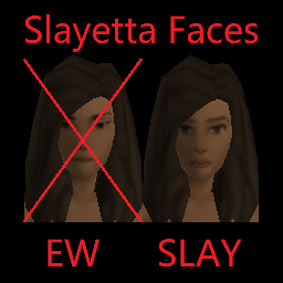 Slayetta Faces for Spongie's Character Customisation – Project Zomboid Mod