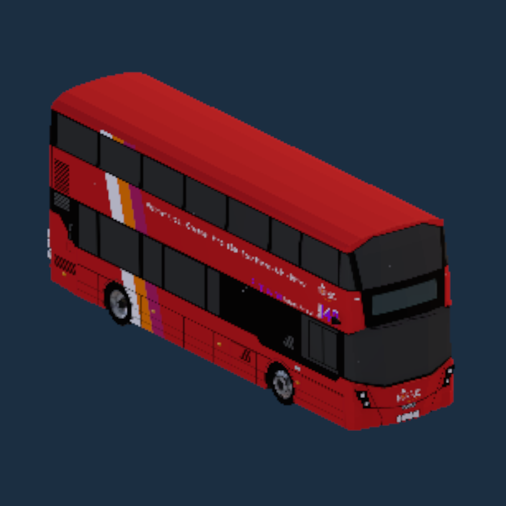 Wright Streetdeck Electroliner NorBus London Purple Line R140