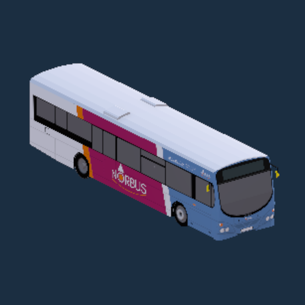 Wright B7RLE Eclipse 1 NorBus SkyBlueLine Livery