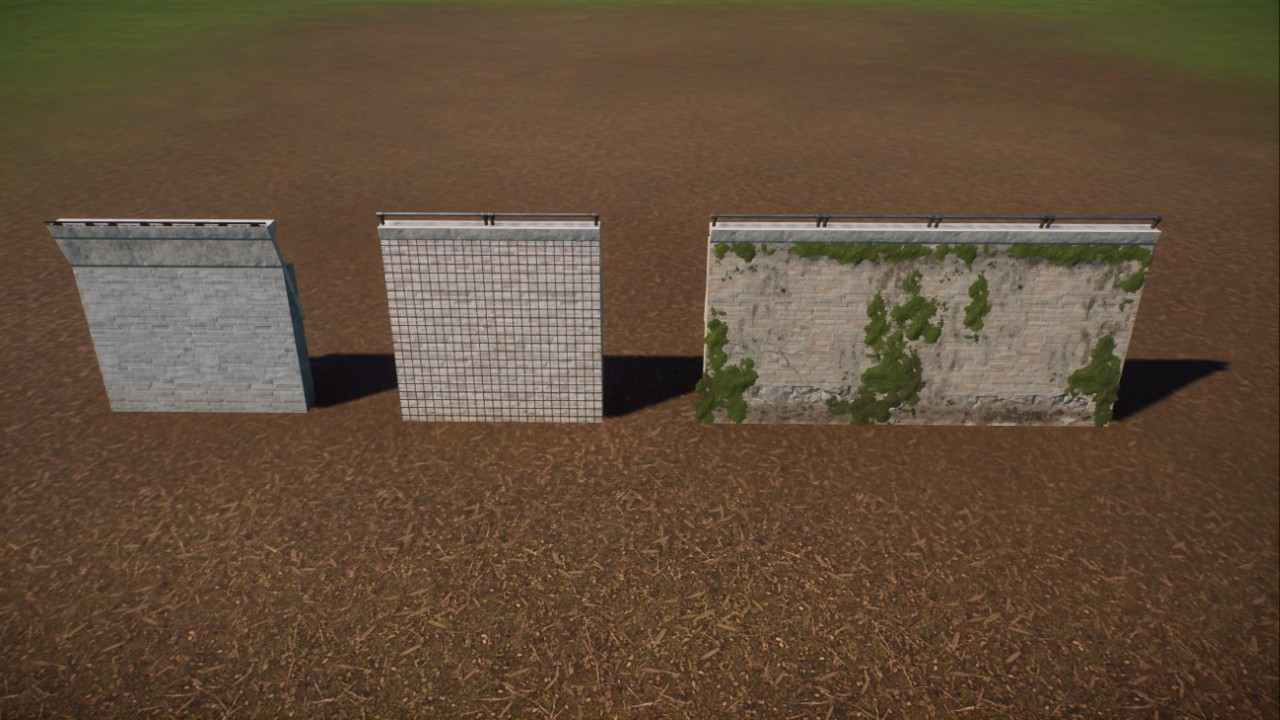 Tileable Retainer Walls