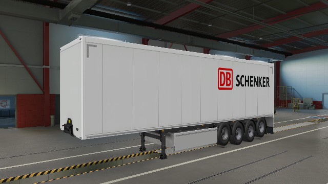 DB Schenker Trailer - SCS trailers + Krone + AI