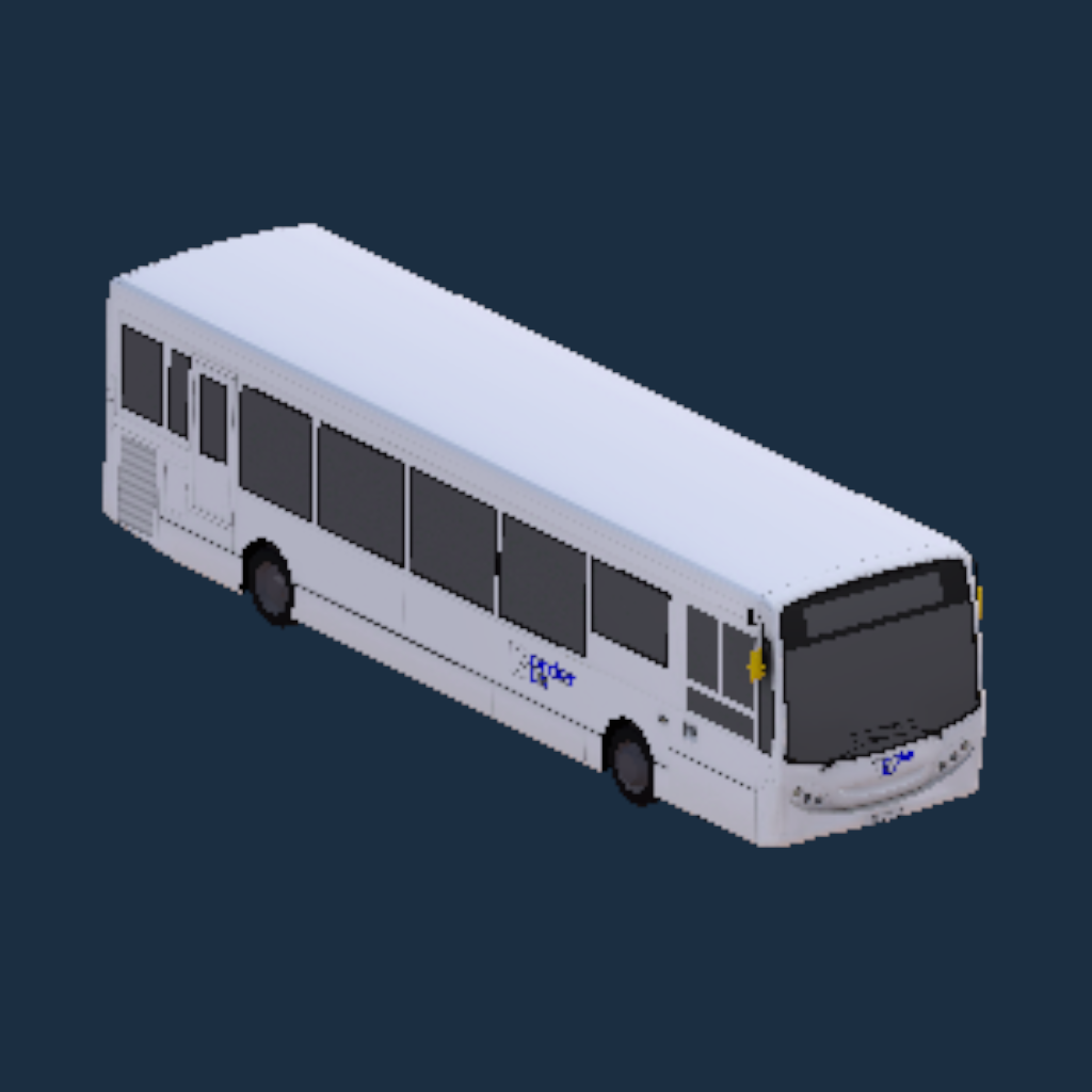 ADL Enviro200 10.9m BorderBus Plain White Branded