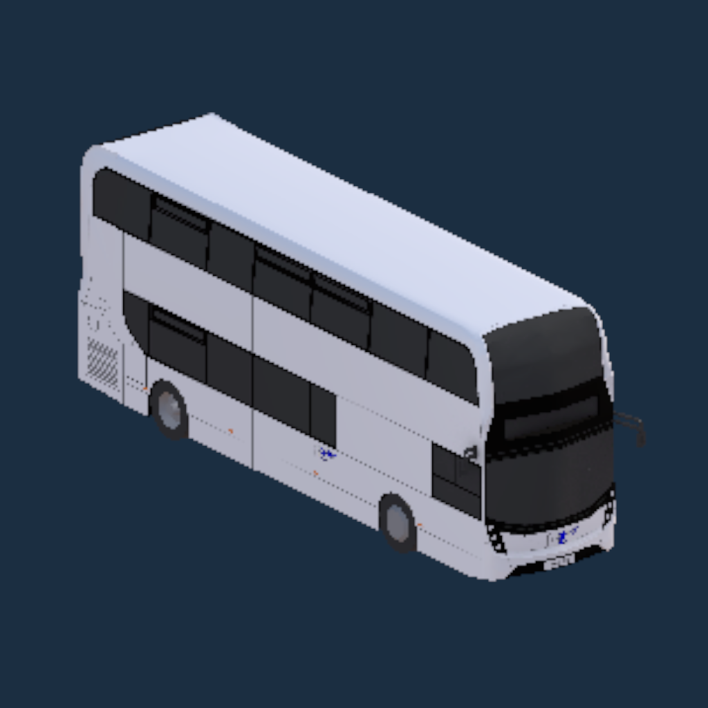 ADL Enviro400 MMC 10.9m BorderBus Plain White Branded