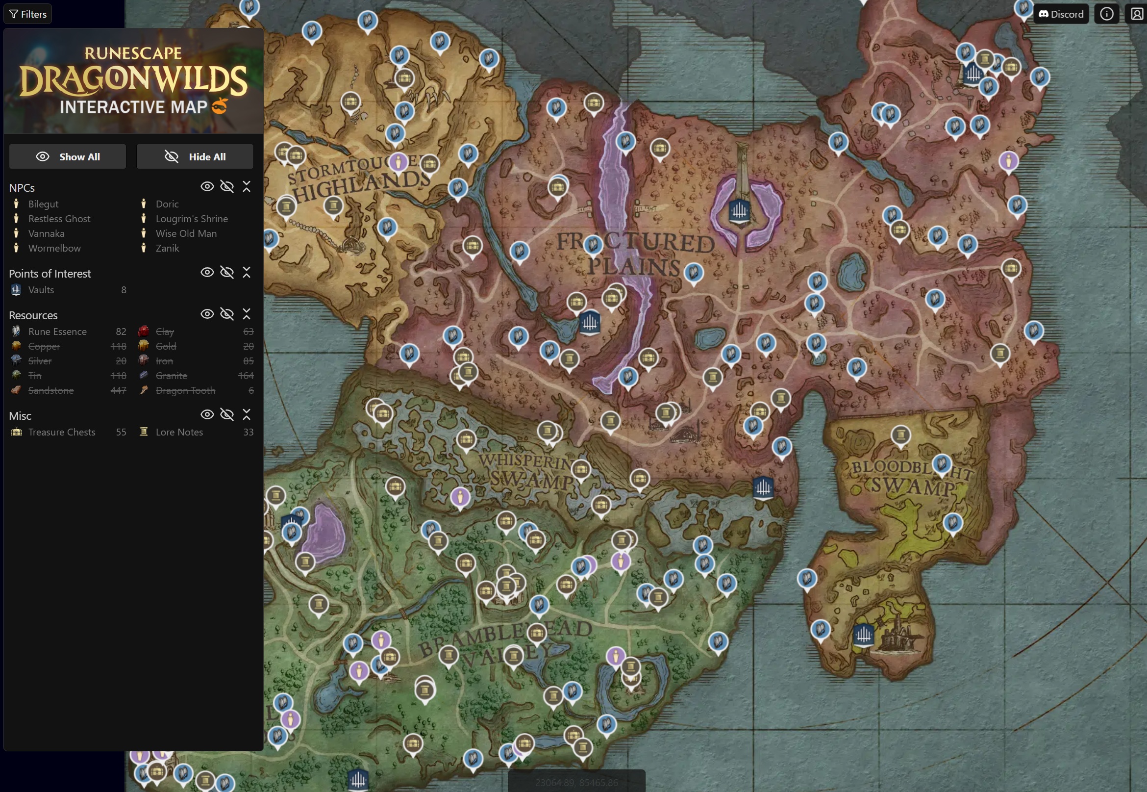 Steam Community Guide Interactive Map Runscape Dragonwilds
