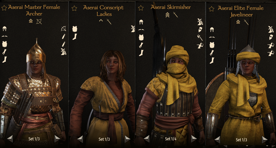 Calradia - Aserai Girls