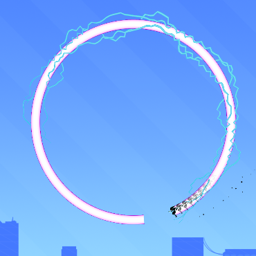 Pink Lightning Flash