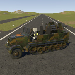Sd.Kfz. 7/1 Self-Propelled Anti-Aircraft Gun Camouflage by Uncle T