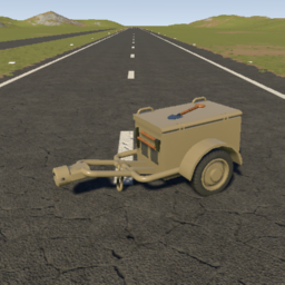Sonderanhänger 51 Munition Trailer Khaki by Uncle T