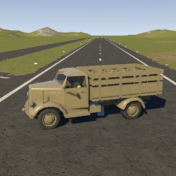 Opel Blitz 3.6 - Kfz. 305 Troop Transport Khaki by Uncle T