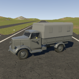 Opel Blitz 3.6 - Kfz. 305 Troop Transport w Tarpulin by Uncle T