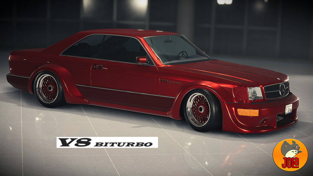 Livery Mercedes Benz 560 SEC - V8 Biturbo black Badge