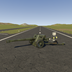 7.5 cm Pak 40 Camouflage Female Coupling by Uncle T