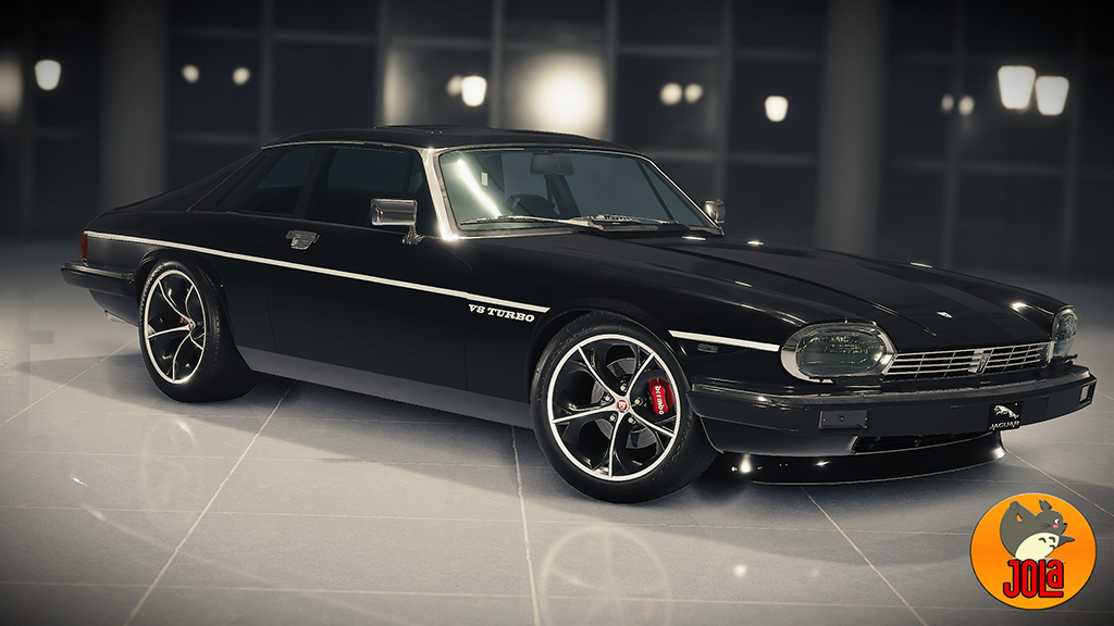 Livery Jaguar XJS - V8-Turbo white stripes