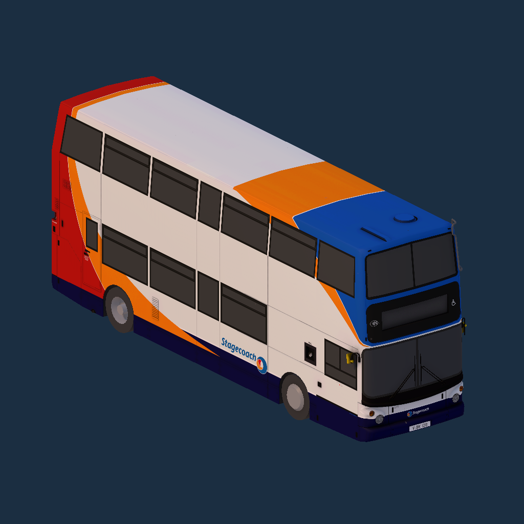 Stagecoach Beachball Dennis Trident ALX400