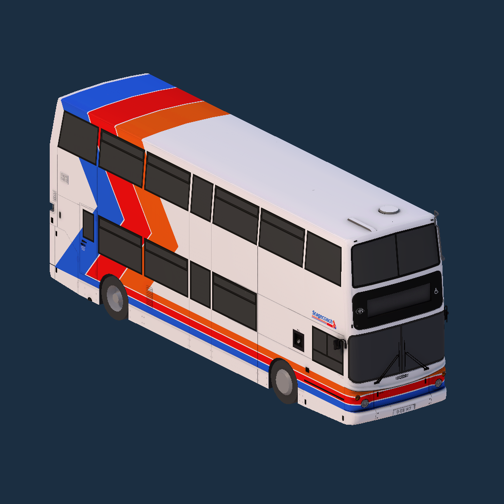 Stagecoach Stripes Dennis Trident ALX400