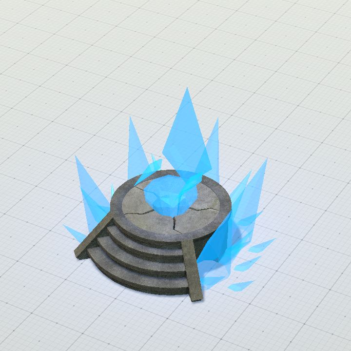 Crystal throne