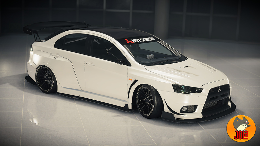 Livery Mitsubishi Lancer EVO X - Black roof
