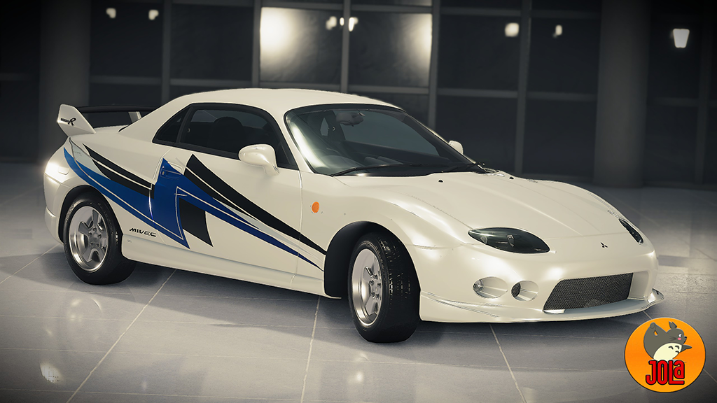 Livery Mitsubishi FTO - Lightning Blue/Black