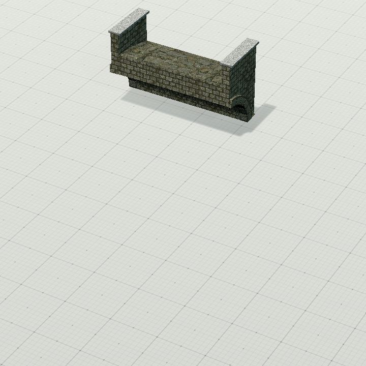 Stone bridge end 15ft