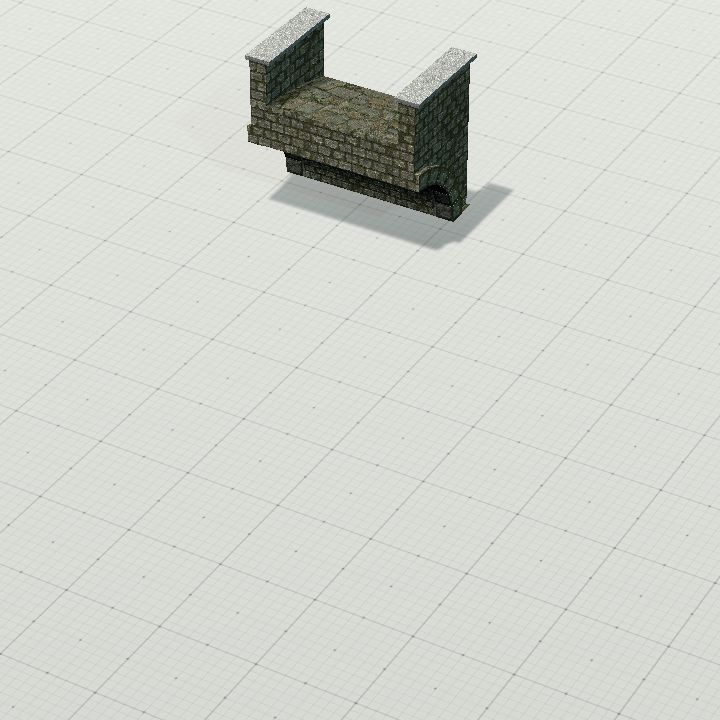 Stone bridge end 10ft
