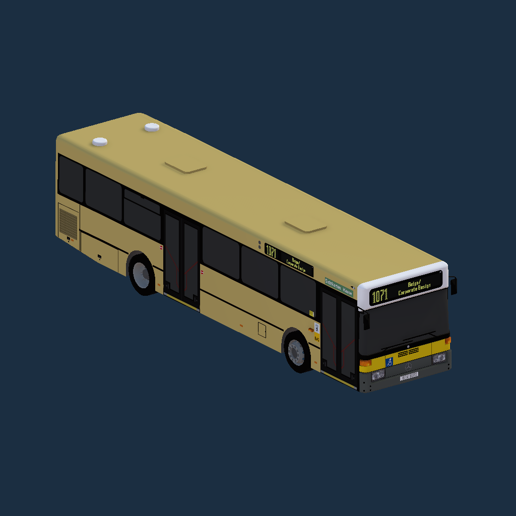 BVG MB O405N Wagen 1071 Beige/Corporate Design