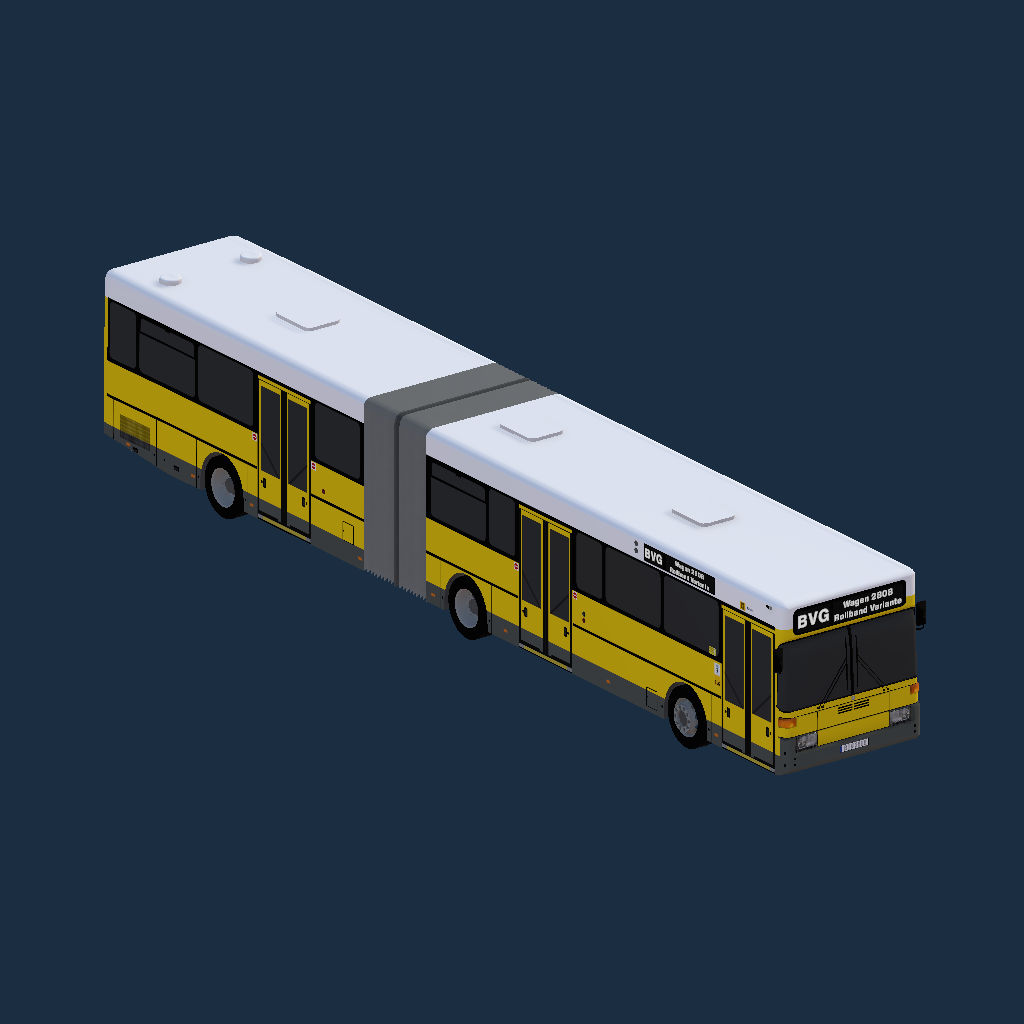 BVG - MB O405G Wagen 2808 V4 Rollband Variante