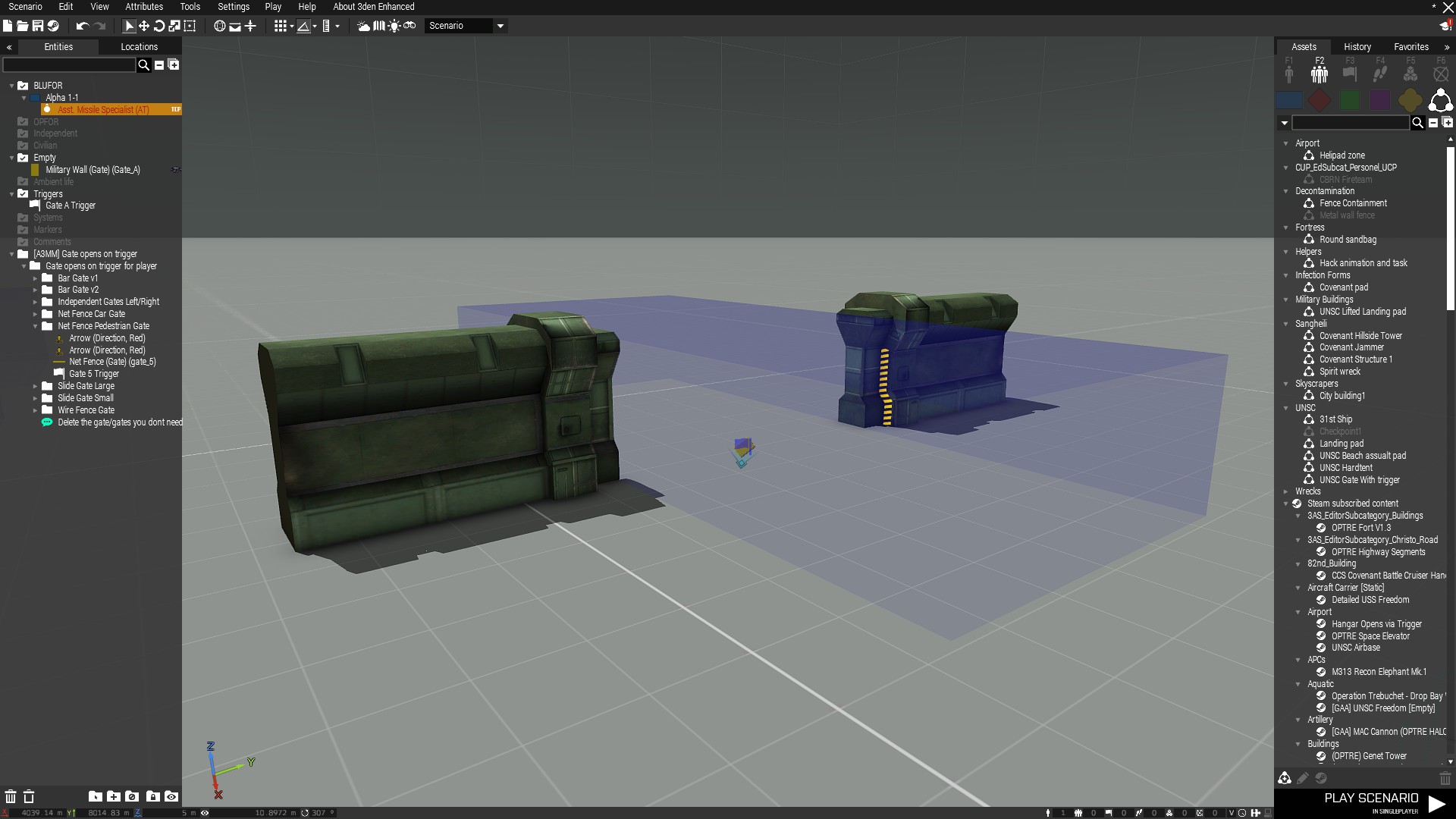 [OPTRE] UNSC Gate With trigger