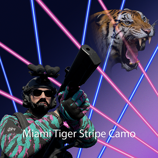 Miami Tiger Stripe Camo [1035.1]