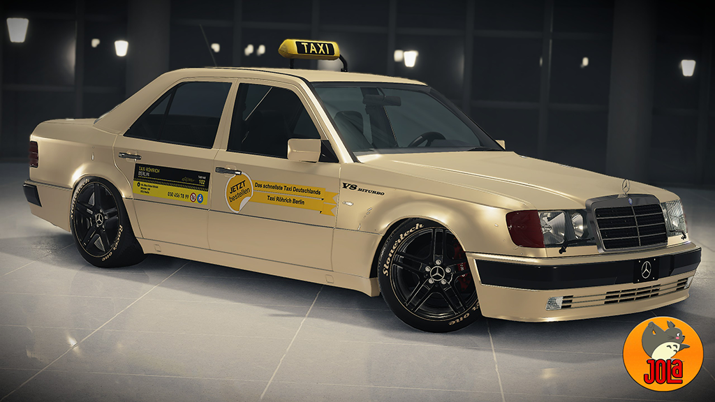 Livery Mercedes Benz 500E - V8 Biturbo Taxi
