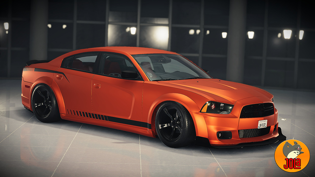 Livery Dodge Charger - Stripes black