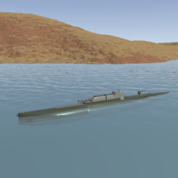 HMS M1 Submarine by Uncle T