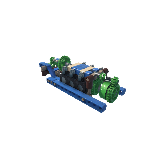 4 gears gearbox